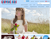Tablet Screenshot of growingkids.ca